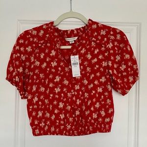 American Eagle Cropped Blouse